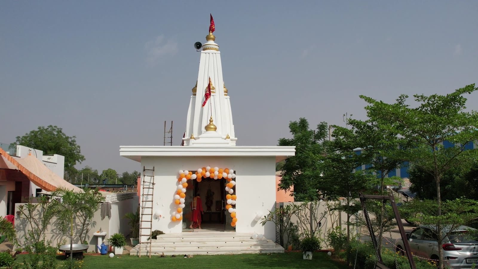 Temple on the campus grounds