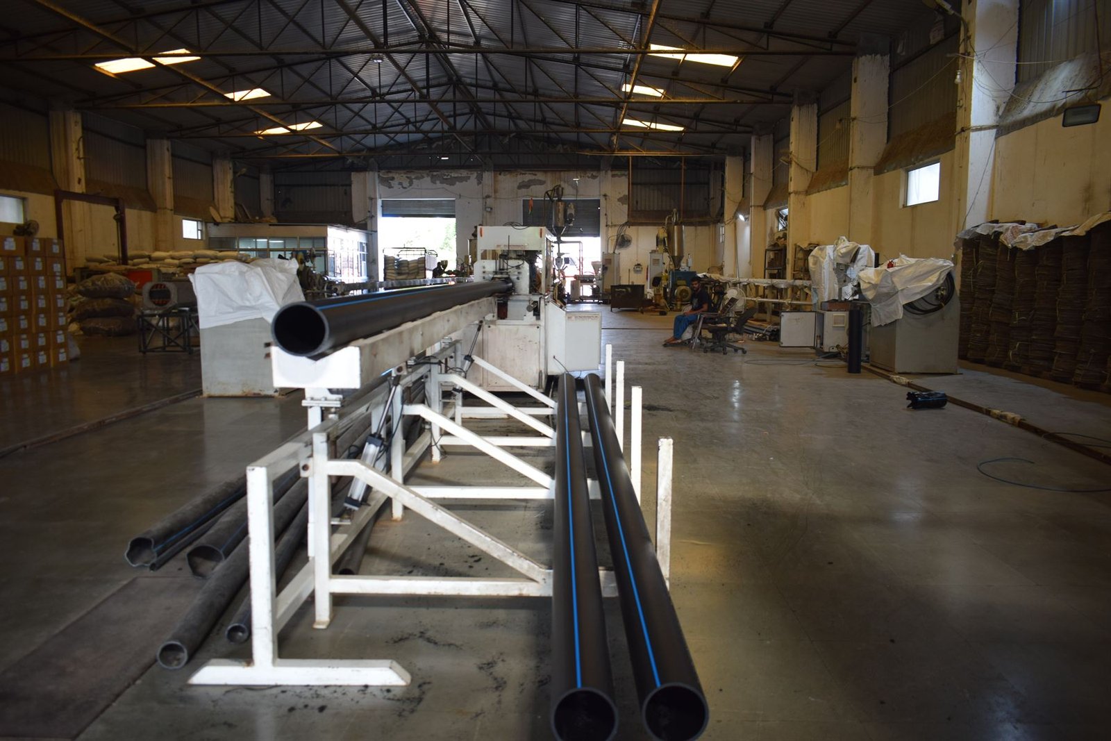 HDPE supply pipe