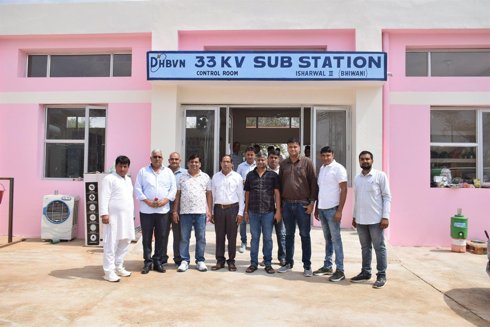 Commissioning day with the DHBVN team