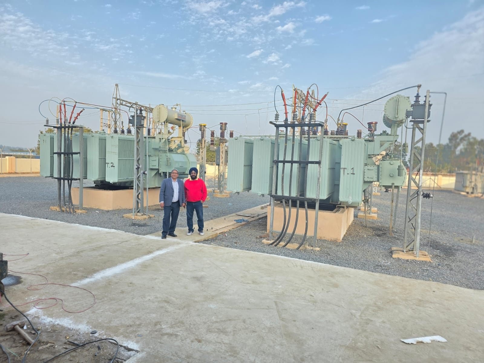 Commissioned 33 kV substation
