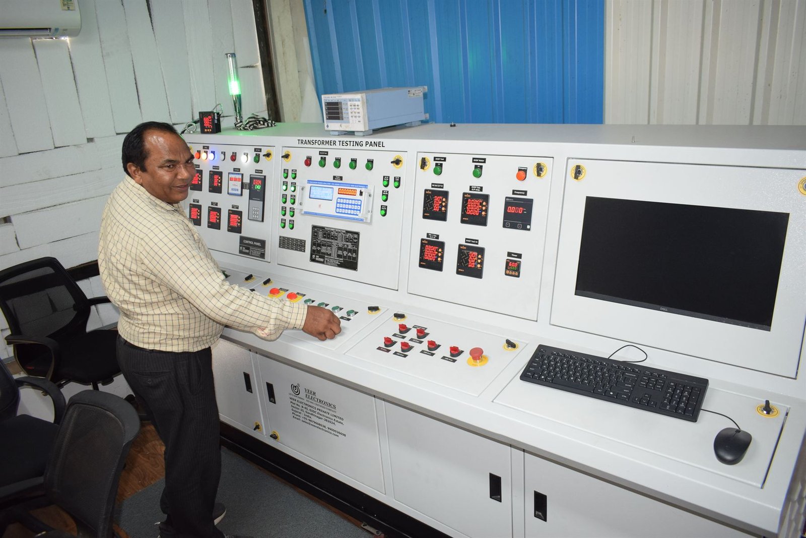 Test control desk